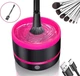 Електричний очищувач мийка косметичних пензлів для макіяжу Makeup & PaintBrush Cleaner від USB Чорний - зображення 2
