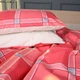 Комплект постельного белья Mirson Двуспальный 175х210 см 17-0765 Checkered red Бязь (2200010938906) - изображение 4