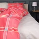 Комплект постельного белья Mirson King Size 220х240 см 17-0765 Checkered red Бязь (2200010938968) - изображение 3