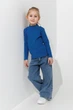 Водолазка однотонная детская Deniz 100 110 см Синий - изображение 2