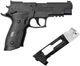 Пневматический пистолет Borner Z122 Sig Sauer P226, полимер с со2 с пулями - изображение 4