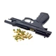 Стартовый пистолет Stalker 918 black Beretta 92 с патронами - изображение 4