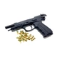 Стартовый пистолет Stalker 918 black Beretta 92 с патронами - изображение 5