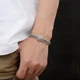 Серебряный дизайнерский браслет "Чешуя дракона" 925 пробы - изображение 1