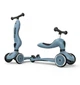 Самокат триколісний з сидінням Scoot and Ride Highwaykick 1, Steel Blue - зображення 1