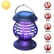 Уличный фонарь уничтожитель насекомых на солнечной батарее Bug Zapper, антимоскитная ультрафиолетовая лампа ловушка - изображение 1