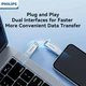Флеш накопитель Philips 2в1 OTG TYPE-C 3.2 / TYPE-A 3.2, 512GB, скорость записи до 150мб/с - изображение 2