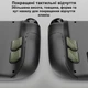 Накладки на задние кнопки для игровой приставки Steam Deck LCD и OLED от Skull & Co (Black / Черный) комплект из 4 штук - изображение 6
