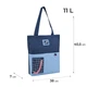 Сумка-шопер Kite Education teens K25-586-5 40,5x38x7 синий - изображение 2