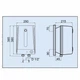 Бойлер LEOV LUN Small 10 1500 Вт 10 л мокрый ТЭН белый (10L UB) - изображение 5