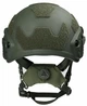 Балістичний шолом каска FAST Helmet NIJ IIIA оливковий - изображение 4