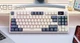 Бездротова механічна Клавіатура Attack Shark K86, Blue Whale Axis, Bluetooth/2,4g з міні-дисплеєм та поворотною кнопкою гучності, Hot-Swap, RGB-підсвічування, White-Blue - зображення 2
