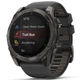 Спортивные часы GARMIN Fenix 8 51mm AMOLED Sapphire Carbon Gray DLC Titanium with Black Silicone Band - изображение 8