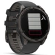 Спортивные часы GARMIN Fenix 8 47mm AMOLED Sapphire Carbon Gray DLC Titanium with Black Silicone Band - изображение 2