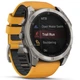 Спортивные часы GARMIN Fenix 8 51mm AMOLED Sapphire Graphite DLC Titanium with Spark Orange Silicone Band - изображение 11