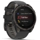 Спортивные часы GARMIN Fenix 8 47mm AMOLED Sapphire Carbon Gray DLC Titanium with Black Silicone Band - изображение 6