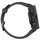 Спортивные часы Garmin Fenix 8 43mm AMOLED Sapphire Carbon Gray DLC Titanium with Black Silicone Band - изображение 4