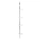 Кутова полиця для ванної кімнати Multi Corner Shelf GY-188 4 яруси етажерка у ванну - зображення 4