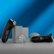 Бритва електрична Remington роторна Style Series, бритв.головок-3, від мережі, сух., тример, чорно-синій (R3002) - зображення 9