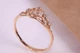 Кольцо корона из красного золота с фианитами 16 K-0055 - изображение 2