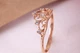 Кольцо корона из красного золота с фианитами 16 K-0055 - изображение 6