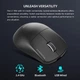 Геймерська акумуляторна бездротова (Bluetooth+2,4G) миша 26000DPI MACHENIKE L7 Mix PixArt PAW3395 White/БІЛА (L7-3395W) - зображення 3