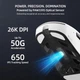 Геймерська акумуляторна бездротова (Bluetooth+2,4G) миша 26000DPI MACHENIKE L7 Mix PixArt PAW3395 White/БІЛА (L7-3395W) - зображення 2