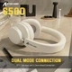 Геймерська бездротова (Bluetooth + 3,5mm) гарнітура Attack Shark G500 (вага 210 гр) for PC/PS4/Xbox, White/БІЛІ (G500W) - зображення 2