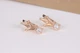 Детские золотые сережки корона S-0041 - изображение 3