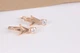 Детские золотые сережки корона S-0041 - изображение 7