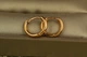 Сережки Xuping Jewelry гладкі кільця з округлими краями 1.3 см золотисті - зображення 1