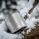 Кружка із карабіном Mil-Tec 500мл нержавіюча сталь KARABINERBECHER S/STEEL (14607900-500) - изображение 3