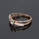 Кольцо из красного золота с бабочкой К-0019 - изображение 4