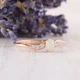 Кольцо из красного золота с опалом 17 K-0234 - изображение 3