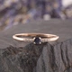Кольцо из красного золота с сапфиром и бриллиантами 22 K-0014 - изображение 3