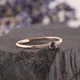 Кольцо из красного золота с сапфиром и бриллиантами 22 K-0014 - изображение 6