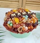 Полезный букет для мамы на День Рождения в шляпной коробке. Сладкий букет на день матери . Букет сухофруктов маме - изображение 1