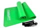 Коврик для фитнеса и йоги EasyFit NBR каучуковый со стяжками 183х61х1 см Зеленый (33-102-EF-1919-GN) - изображение 1