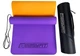 Коврик для фитнеса и йоги EasyFit TPE+TC двухслойный с чехлом и стяжками 183х61х0,6 см Фиолетовый с оранжевым (33-102-EF-1924s-VO) - изображение 3