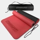 Килимок для фітнесу та йоги EasyFit TPE+TC двошаровий з чохлом і стяжками 183х61х0,6 см Червоний із чорним (33-102-EF-1924s-RB) - зображення 2