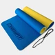Коврик для фитнеса и йоги EasyFit TPE+TC двухслойный со стяжками 183х61х0,6 см Синий с желтым (33-102-EF-1924-BEY) - изображение 2