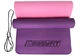Коврик для фитнеса и йоги EasyFit TPE+TC двухслойный со стяжками 183х61х0,6 см Фиолетовый с розовым (33-102-EF-1924-VP) - изображение 3
