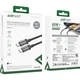 Кабель Acefast C12-03 USB 2.0 USB-C to USB-C 1.2 м 60W 3A Stainless Steel Nylon Black (6974316283317) - зображення 5