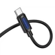 Аудиокабель Borofone BL20 3,5 мм Jack – USB Type-C, 1 м, позолоченные контакты, силиконовая оплётка Black - изображение 3