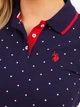 Поло женское U.S. Polo Assn 215855-ZH00A(EVENING BLUE) S Синее (786660505917) - изображение 4