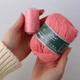 Пряжа из Норки, Розовый №813, 50 г/350 м, с дополнительной нитью для вязания - изображение 2
