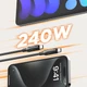Кабель Colorway Type-C - Type-C PVC+Aluminum Alloy PD Fast Charging 240W 5А 1 м Black (CW-CBPDCC069-BK) - изображение 8
