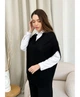 Жіноча в'язана жилетка ARTKNIT S-M Чорний (ak28260) - изображение 3