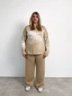 Свитшот женский вязаный ART KNIT бежевый Vibe, XL 035812 - изображение 10