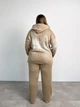 Штани жіночі в'язані ART KNIT бежеві Vibe, XL 035818 - зображення 10